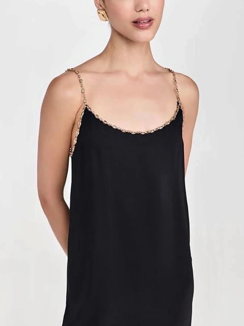 Alexis Madisson Black Cami Slip Dress in Size S
